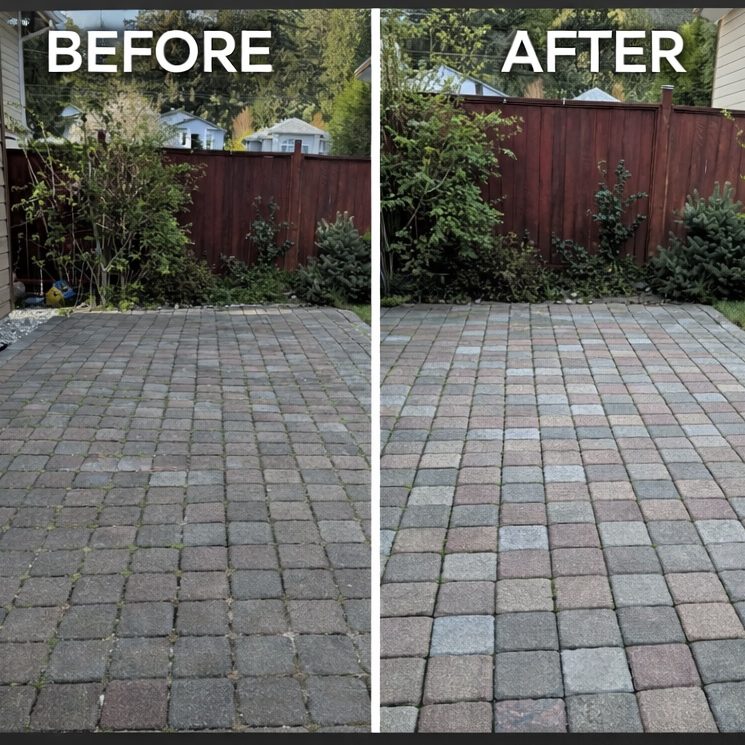 Before & After Power Washing – Ars Pro Clean Vancouver